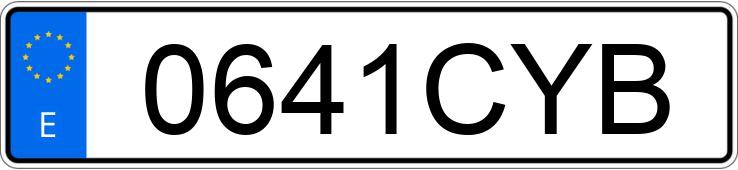 Numer rejestracyjny 0641CYB posiada CITROEN C3