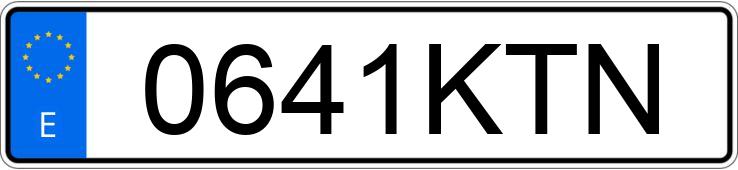 Numer rejestracyjny 0641KTN posiada DS DS7 CROSSBACK