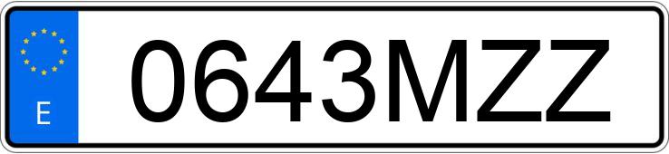 Numer rejestracyjny 0643MZZ posiada BMW SERIE 1 Numer rejestracyjny 0643MZZ posiada BMW SERIE 1