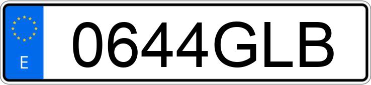 Die Registrierungsnummer 0644GLB hat VOLKSWAGEN TIGUAN