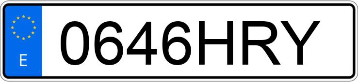 Numer rejestracyjny 0646HRY posiada RENAULT CLIO
