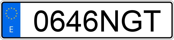 Numer rejestracyjny 0646NGT posiada MAZDA MAZDA6