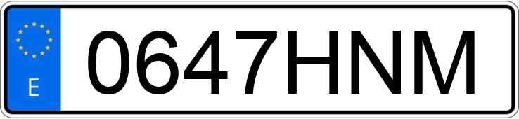 Numer rejestracyjny 0647HNM posiada CITROEN C-ELYSEE