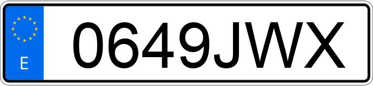 Numer rejestracyjny 0649JWX posiada RENAULT MEGANE Numer rejestracyjny 0649JWX posiada RENAULT MEGANE