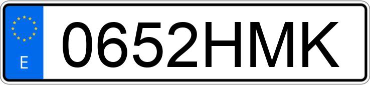 Numer rejestracyjny 0652HMK posiada FORD KUGA