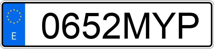 Numer rejestracyjny 0652MYP posiada RENAULT CLIO