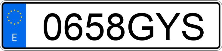 Numer rejestracyjny 0658GYS posiada MITSUBISHI ASX