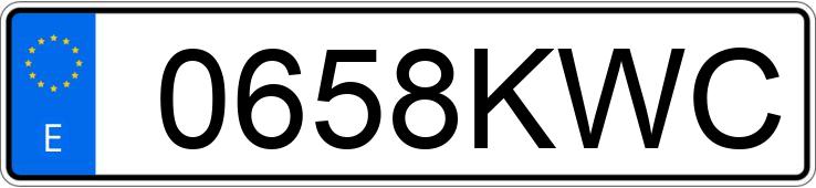 Numer rejestracyjny 0658KWC posiada SEAT LEON