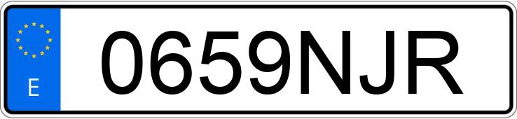 Numer rejestracyjny 0659NJR posiada CUPRA LEON