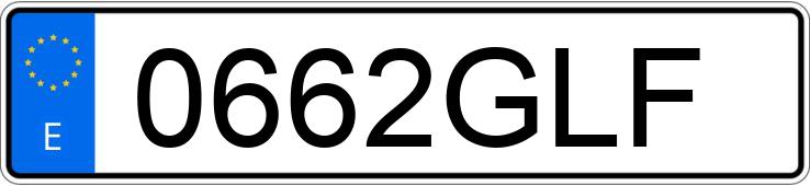 Numer rejestracyjny 0662GLF posiada VOLKSWAGEN SCIROCCO