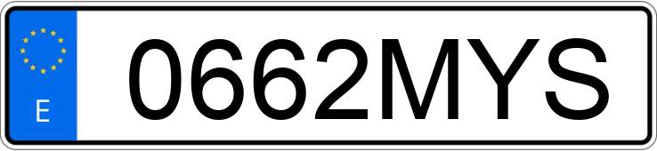 Numer rejestracyjny 0662MYS posiada ABARTH 500 Numer rejestracyjny 0662MYS posiada ABARTH 500