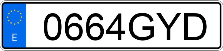 Numer rejestracyjny 0664GYD posiada BMW SERIE 1 Numer rejestracyjny 0664GYD posiada BMW SERIE 1