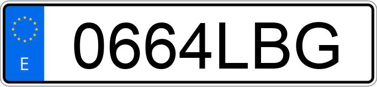 Numer rejestracyjny 0664LBG posiada ASTON MARTIN VANQUISH 6.0 V12 S