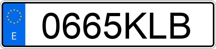 Numer rejestracyjny 0665KLB posiada PEUGEOT 208