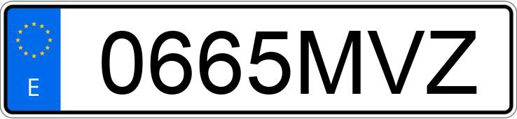 Numer rejestracyjny 0665MVZ posiada PEUGEOT 308