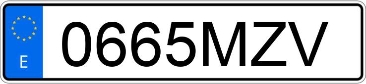 Numer rejestracyjny 0665MZV posiada CHEVROLET-GM CAMARO