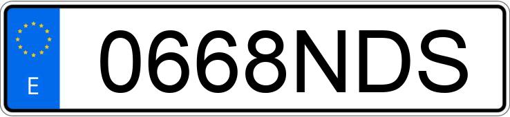 Numer rejestracyjny 0668NDS posiada VOLKSWAGEN TIGUAN Numer rejestracyjny 0668NDS posiada VOLKSWAGEN TIGUAN