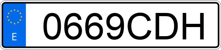 Numer rejestracyjny 0669CDH posiada CITROEN XSARA Numer rejestracyjny 0669CDH posiada CITROEN XSARA