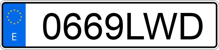 Numer rejestracyjny 0669LWD posiada VOLKSWAGEN T-ROC Numer rejestracyjny 0669LWD posiada VOLKSWAGEN T-ROC