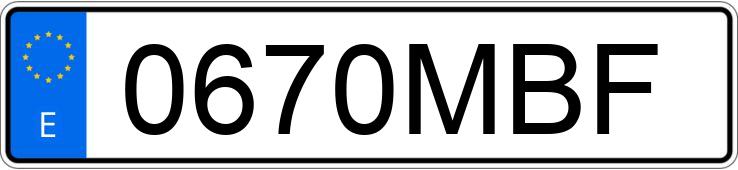 Numer rejestracyjny 0670MBF posiada HONDA SH 350I