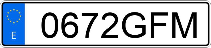 Numer rejestracyjny 0672GFM posiada BMW X3 Numer rejestracyjny 0672GFM posiada BMW X3