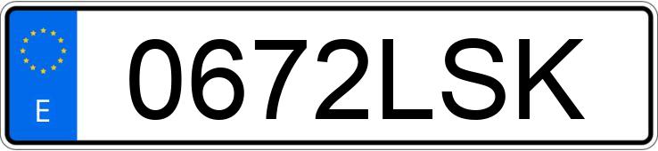 Numer rejestracyjny 0672LSK posiada SEAT ARONA Numer rejestracyjny 0672LSK posiada SEAT ARONA