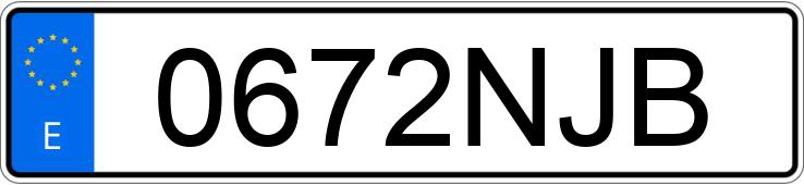 Numer rejestracyjny 0672NJB posiada VOLKSWAGEN TAIGO