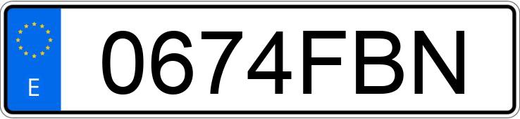 Numer rejestracyjny 0674FBN posiada RENAULT SCENIC Numer rejestracyjny 0674FBN posiada RENAULT SCENIC