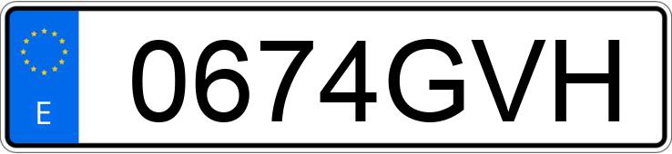 Numer rejestracyjny 0674GVH posiada PEUGEOT 308