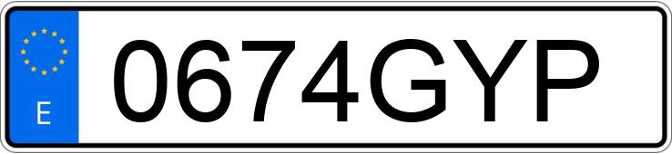 Numer rejestracyjny 0674GYP posiada BMW X5