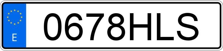 Numer rejestracyjny 0678HLS posiada RENAULT SCENIC