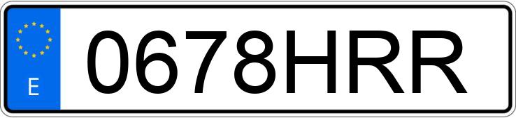 Numer rejestracyjny 0678HRR posiada SEAT IBIZA Numer rejestracyjny 0678HRR posiada SEAT IBIZA