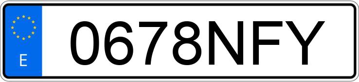 Numer rejestracyjny 0678NFY posiada RENAULT CLIO Numer rejestracyjny 0678NFY posiada RENAULT CLIO