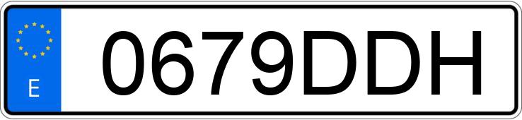 Numer rejestracyjny 0679DDH posiada PEUGEOT 307