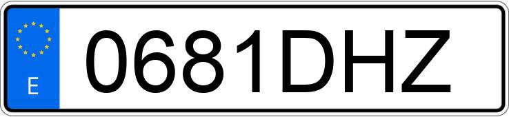 Numer rejestracyjny 0681DHZ posiada PEUGEOT 307 Numer rejestracyjny 0681DHZ posiada PEUGEOT 307