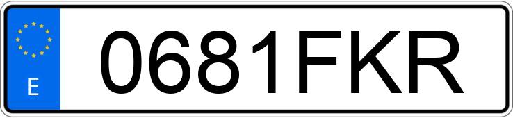 Numer rejestracyjny 0681FKR posiada BMW SERIE 1 Numer rejestracyjny 0681FKR posiada BMW SERIE 1