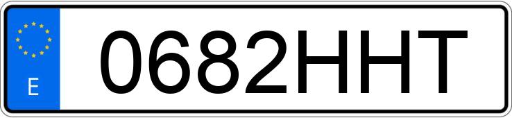 Numer rejestracyjny 0682HHT posiada OPEL ASTRA