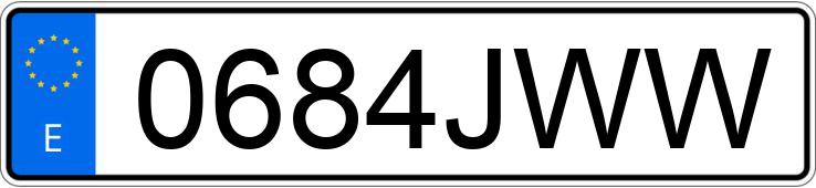 Numer rejestracyjny 0684JWW posiada OPEL VIVARO