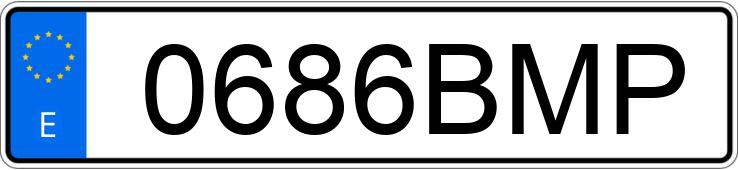 Numer rejestracyjny 0686BMP posiada AUDI A4 Numer rejestracyjny 0686BMP posiada AUDI A4