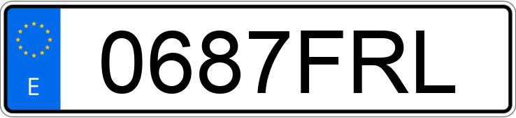 Numer rejestracyjny 0687FRL posiada BMW F 650 Numer rejestracyjny 0687FRL posiada BMW F 650