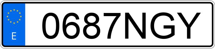 Numer rejestracyjny 0687NGY posiada BMW SERIE 5 Numer rejestracyjny 0687NGY posiada BMW SERIE 5