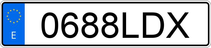 Numer rejestracyjny 0688LDX posiada KIA XCEED