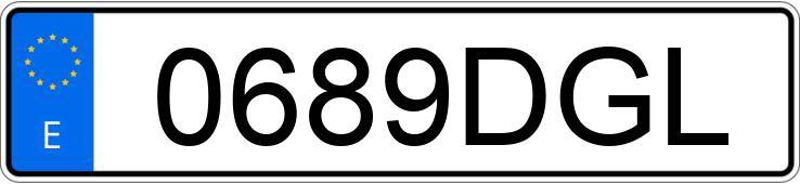 Numer rejestracyjny 0689DGL posiada TOYOTA COROLLA Numer rejestracyjny 0689DGL posiada TOYOTA COROLLA