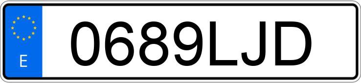 Numer rejestracyjny 0689LJD posiada PEUGEOT PARTNER Numer rejestracyjny 0689LJD posiada PEUGEOT PARTNER