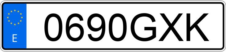 Numer rejestracyjny 0690GXK posiada FORD MONDEO