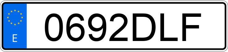 Numer rejestracyjny 0692DLF posiada OPEL CORSA