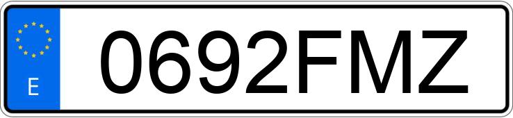 Numer rejestracyjny 0692FMZ posiada BMW X3