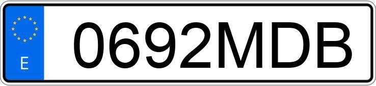 Numer rejestracyjny 0692MDB posiada VOLKSWAGEN T-ROC