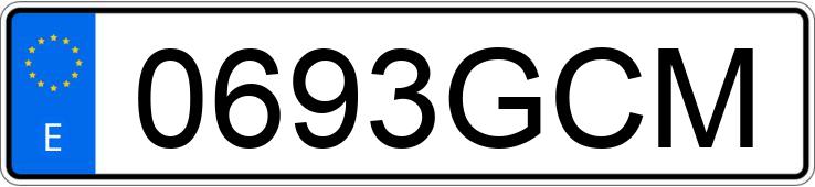 Numer rejestracyjny 0693GCM posiada AUDI Q7