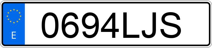 Numer rejestracyjny 0694LJS posiada PEUGEOT 308 Numer rejestracyjny 0694LJS posiada PEUGEOT 308